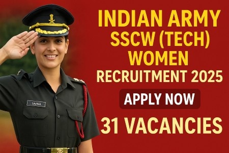 Indian Army Recruitment 2025 for Unmarried Female: SSCW (Tech) 38 Notification Out – Apply Now!